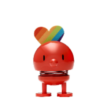 Hoptimist Small Red Rainbow Bumble