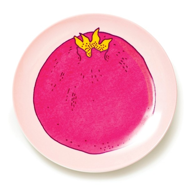 Kitsch Kitchen Pomegranate Plate