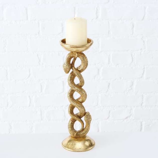 &Quirky Twisted Snakes Candle Holder