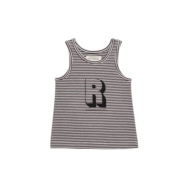 Tanktop Room Service Brown Stripe