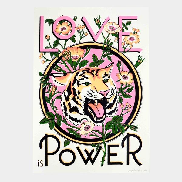 Jacqueline Colley Love Is Power A2 Print