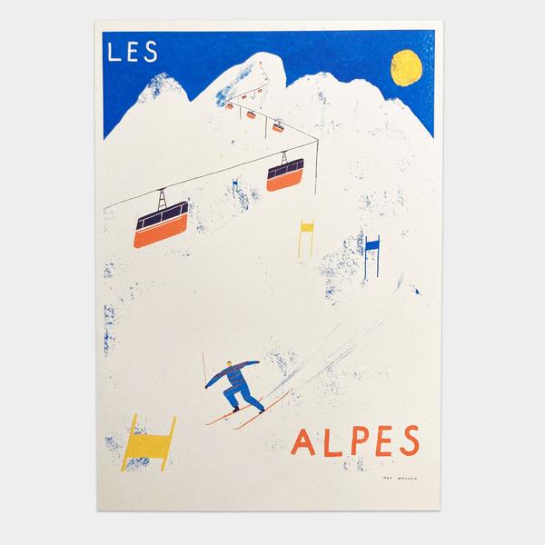 Max Machen Les Alpes Print