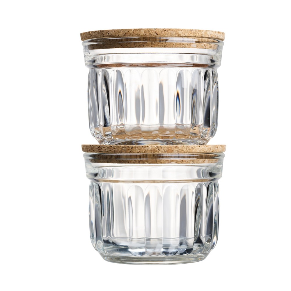 La Rochere Verrinen Snack Glasses In A Set of 2 with Cork Lid