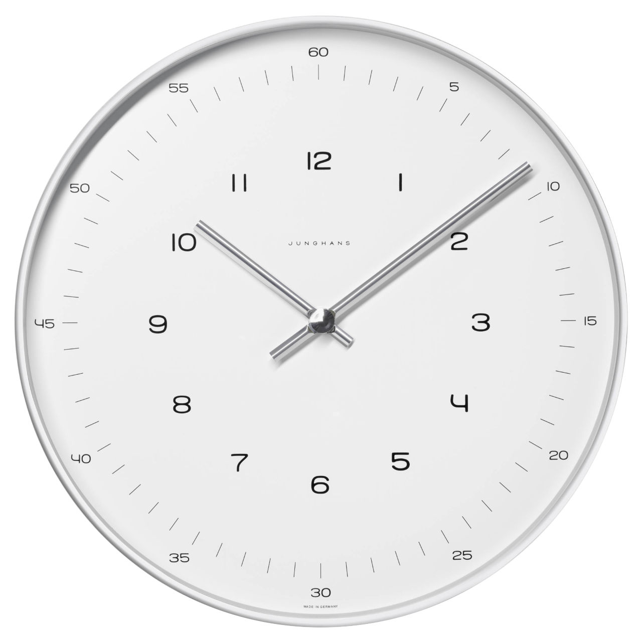 Junghans Max Bill Ref. 367/6047.00 aluminium quartz clock