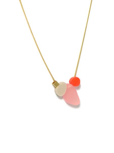 Turina Gold Plated Necklace Pebbles Peb 8 1
