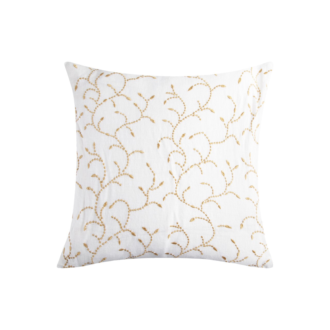 Ernst White Embroidered Cushion Cover