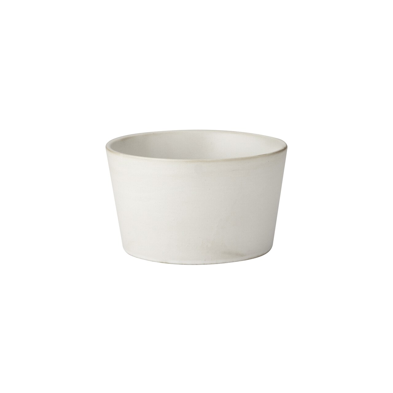 Ernst White Stoneware Straight Bowl 12 cm