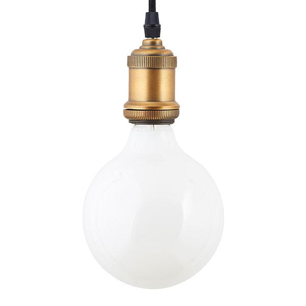 Mink Interiors White Globe Bulb - LED - Small (E27)
