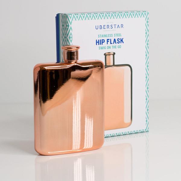 Uberstar Hip Flask Rose Gold 170 Ml