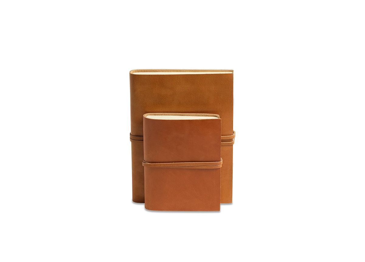 Nkuku A6 Tanned Rustic Leather Journal Note Book