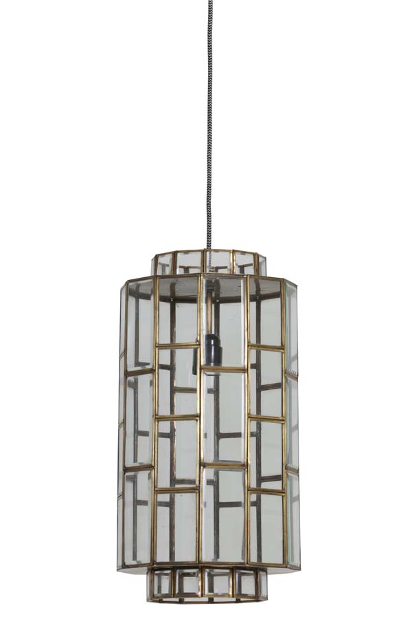 light&living Brass and Glass Sostrene Ceiling Lamp