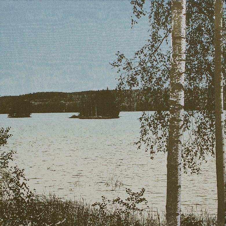 Anna Harley Swedish Lake Limited Edition Screen Print
