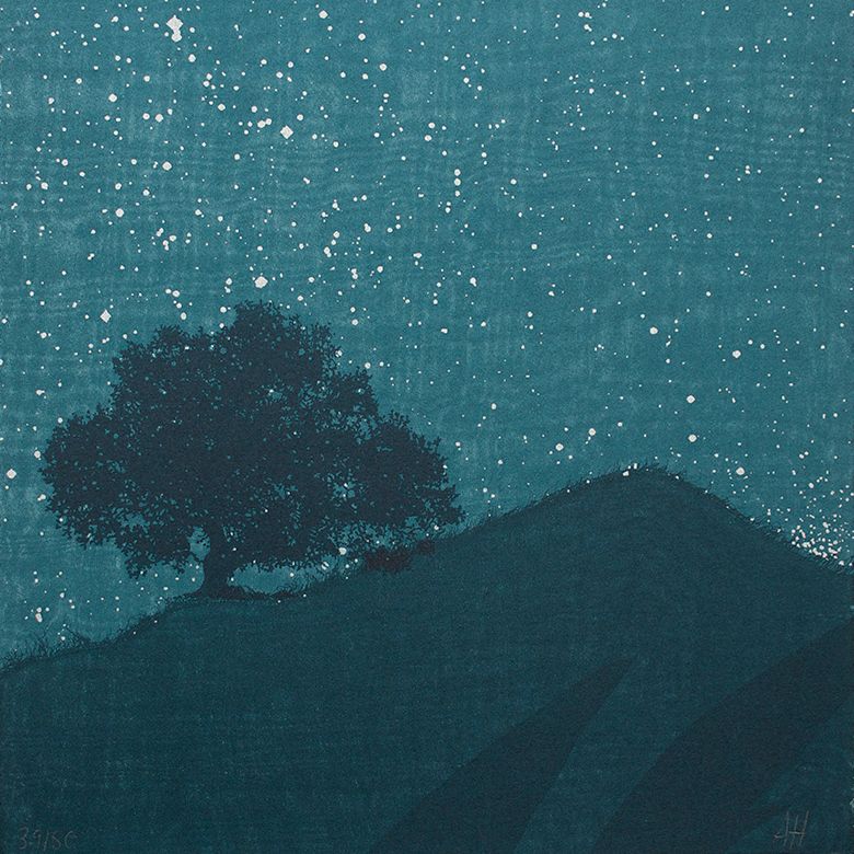 Anna Harley Starry Night Limited Edition Screen Print