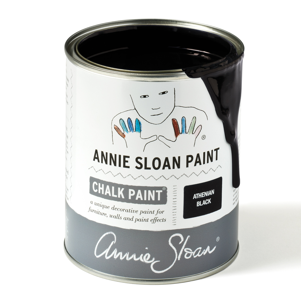 Annie Sloan Athenian Black Chalk Paint - 1 Litre Tin