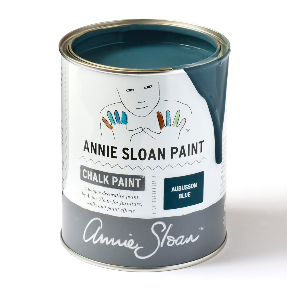 Annie Sloan Aubusson Blue Chalk Paint - 1 Litre Tin