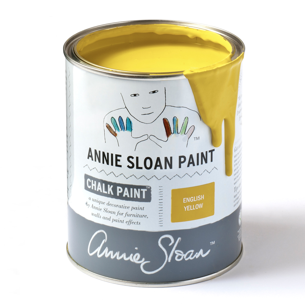 Annie Sloan English Yellow Chalk Paint - 1 Litre Tin