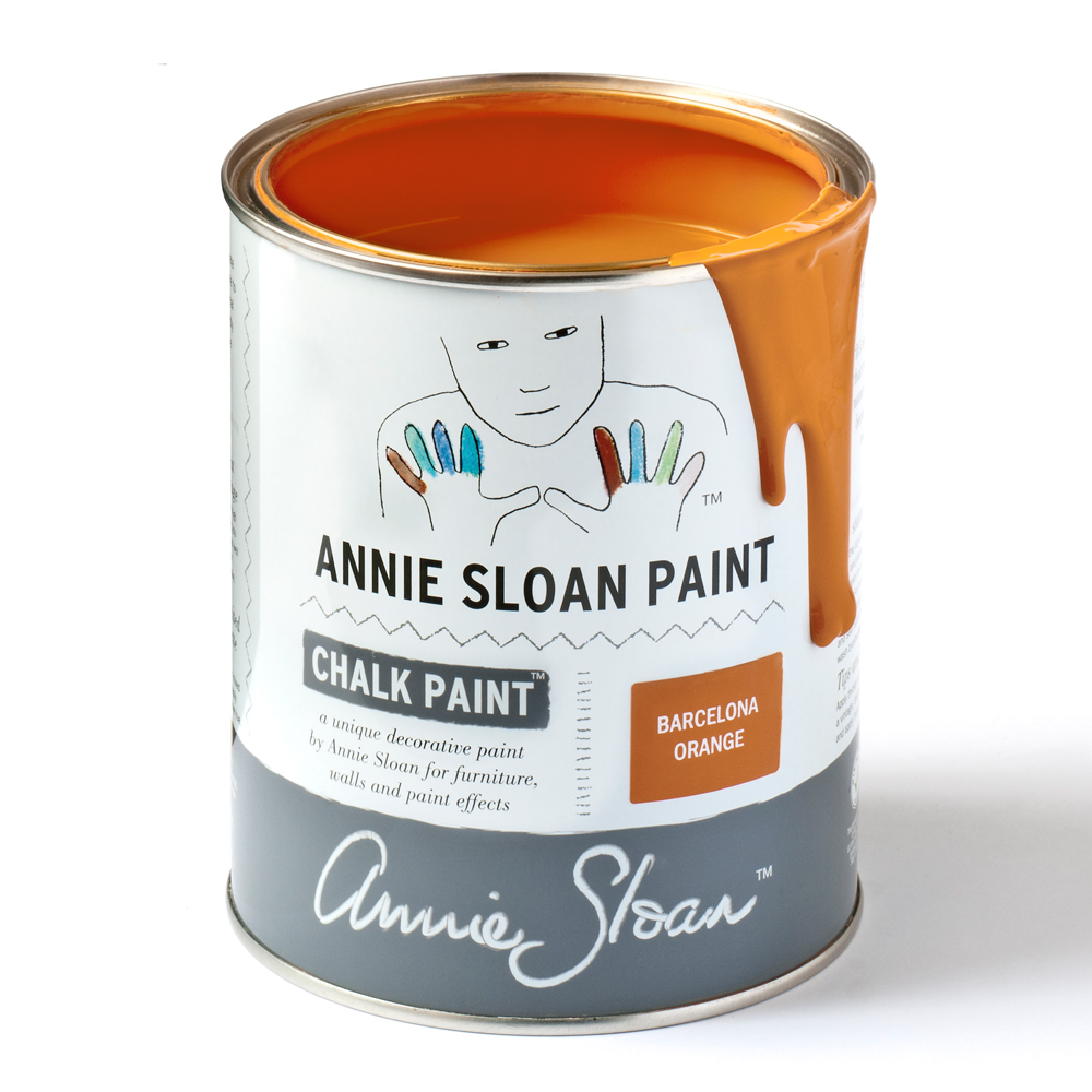 Annie Sloan Barcelona Orange Chalk Paint - 1 Litre Tin