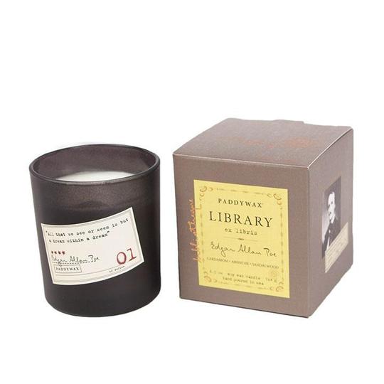 Paddywax Scented Candle Library Collection - Edgar Allan Poe