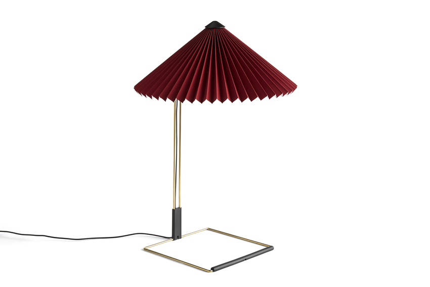 HAY Oxide Red Matin Table Light Large, Dimmable - Eu Version