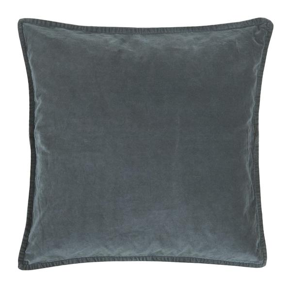 Ib Laursen Velvet Cushion In Historical Blue