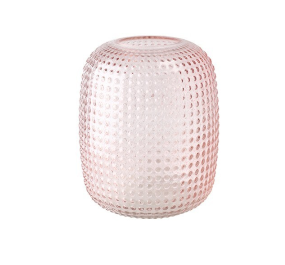 Pink Glass Structure Vase