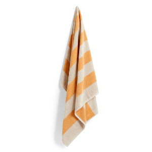 HAY 150 X 100cm Warm Yellow Frotté Stripe Bath Towel 