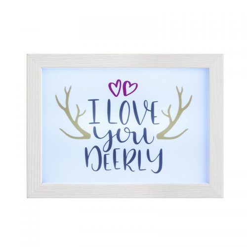 I Love You Deerly LED Painting