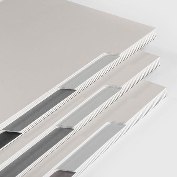 Trouva: Tabbed Plain Notebook Grey, 51% OFF