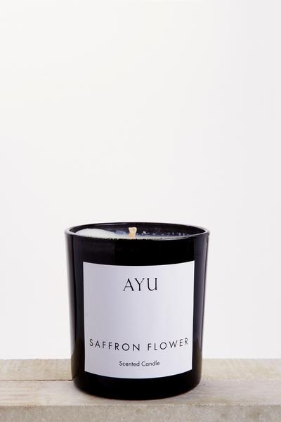 Saffron Flower Candle