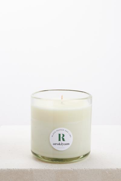 R Black Pepper Lime 250 G Candle