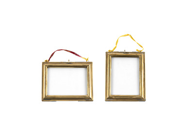 Nkuku 12.5x17.5 cm Brass and Glass Kariba Horizontal Frame