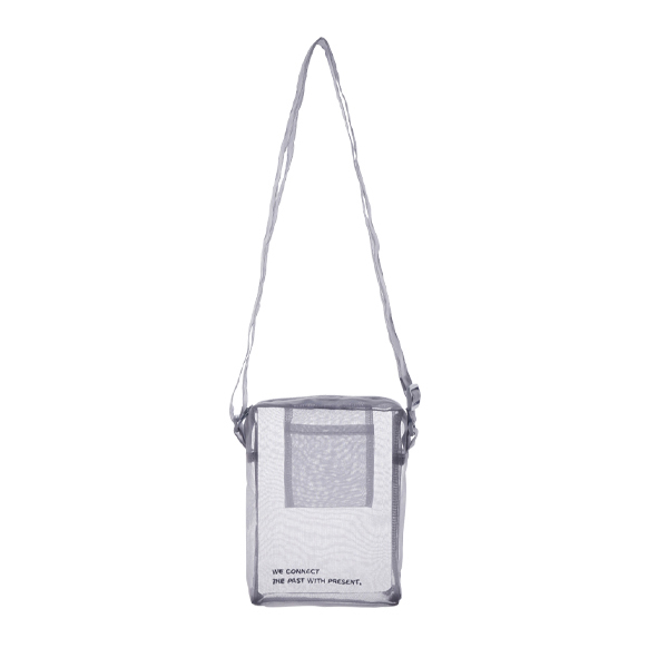 OIMU Sheer Silk(No-Bnag) Mini Shoulder Bag in Sky Grey