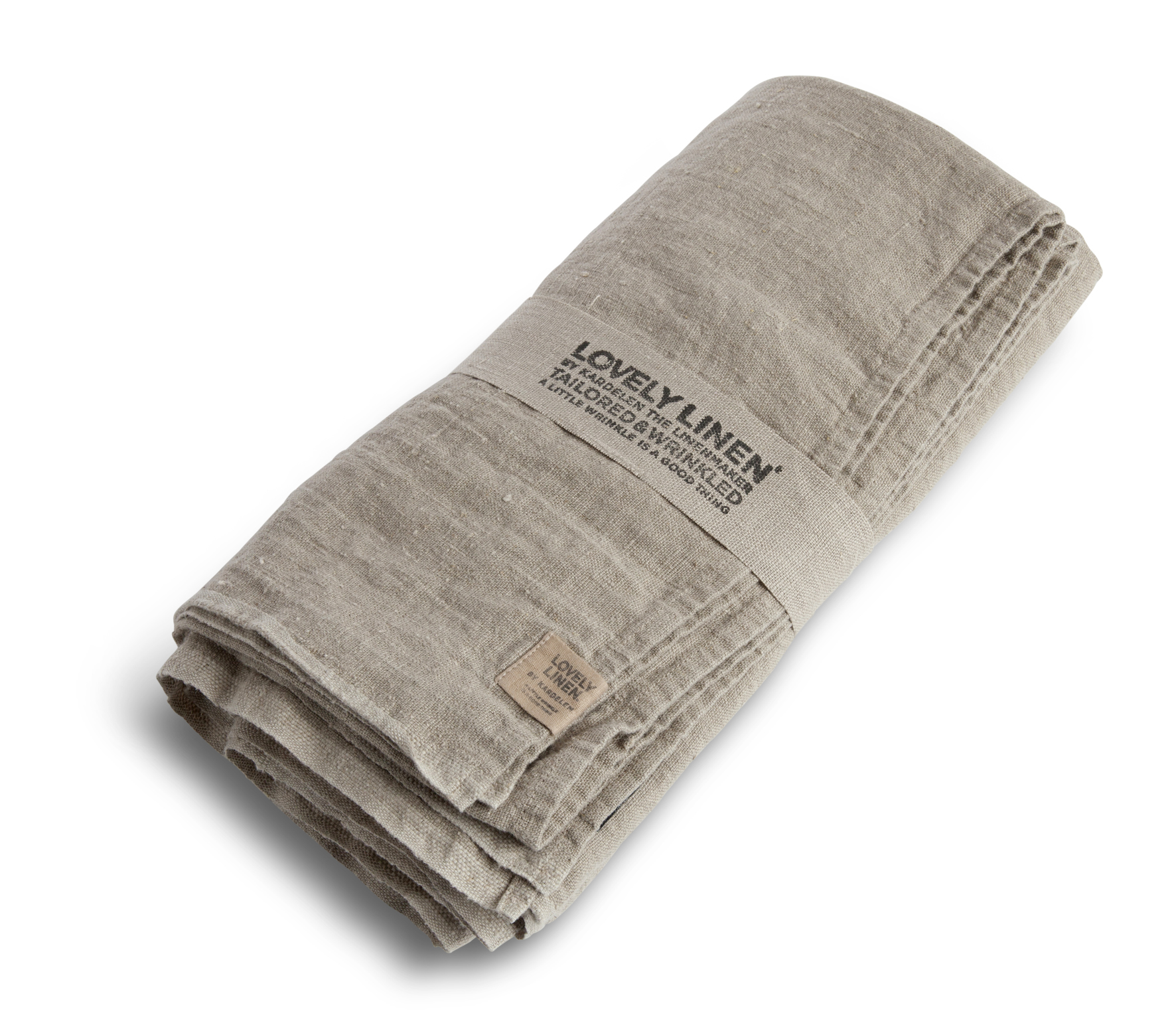 Lovely Linen 100% European Natural Linen Table Cloth (size L)