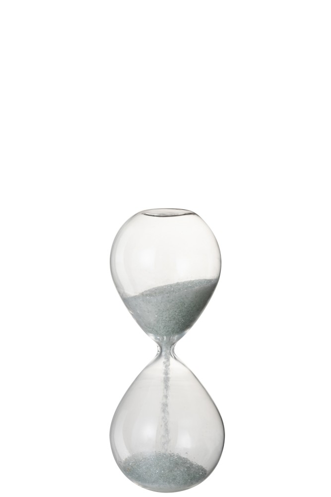 J-Line Hourglass Pearls Glass White 