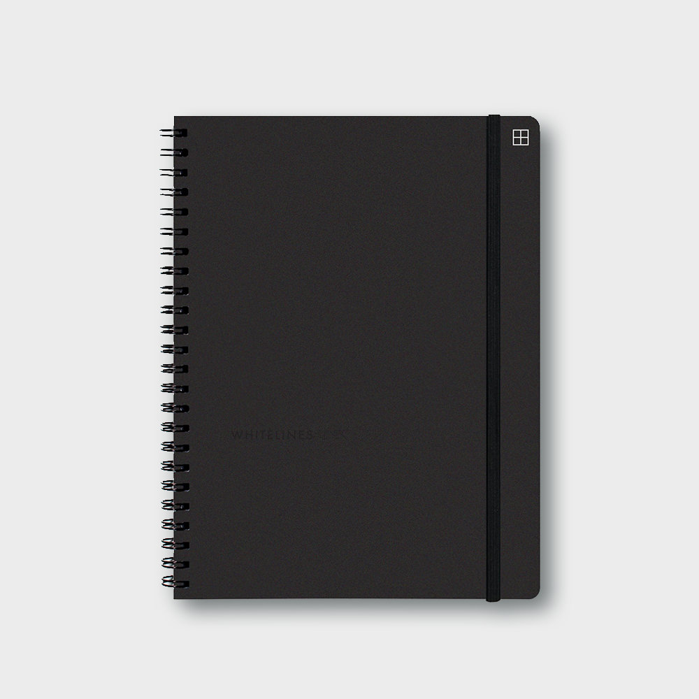 Whitelines  A5 Gridded Whitelines Hardcover Notebook