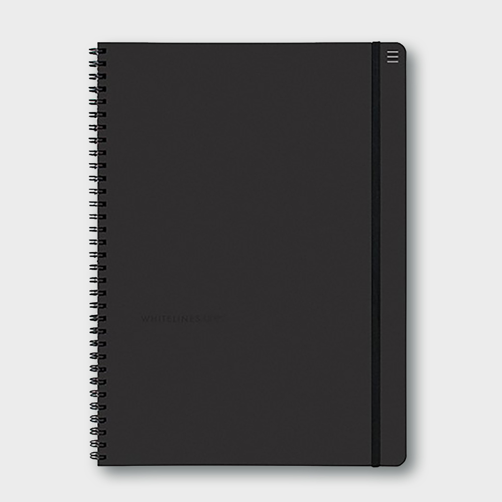Whitelines  A4 Lined Whitelines Hardcover Notebook