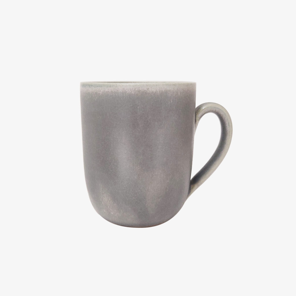 Cécile Preziosa Glazed Stoneware Mug H 8,5cm / Grey
