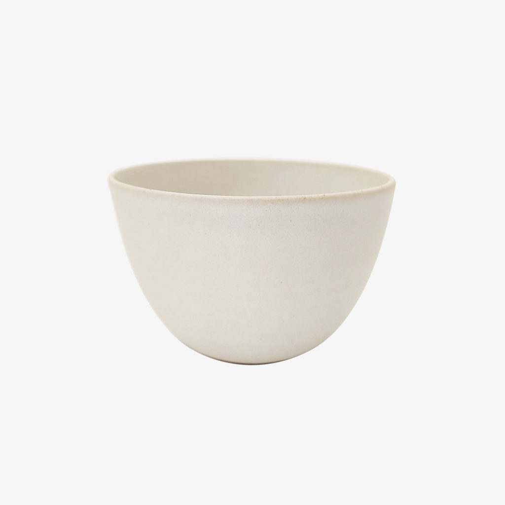 Cécile Preziosa Small Glazed Stoneware Tea Bowl D 9cm / White