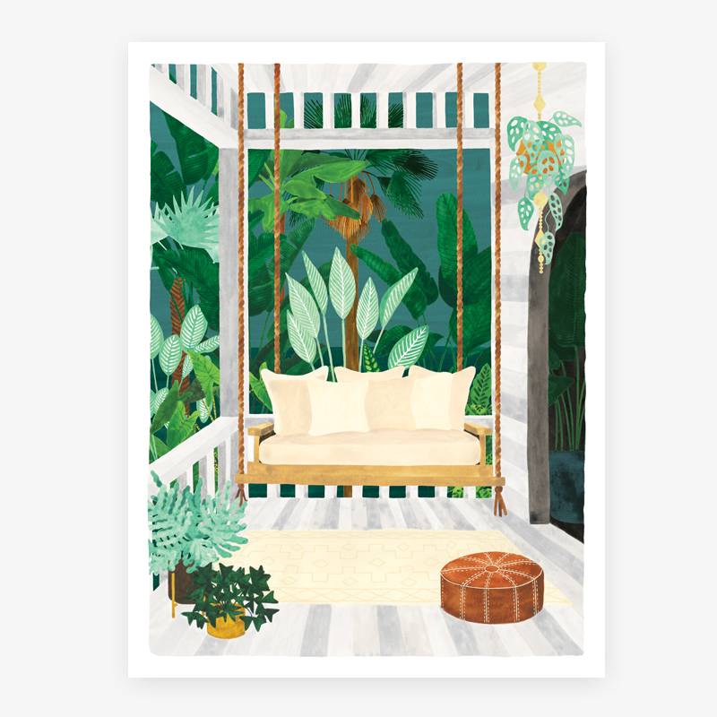 All The Ways To Say Porch Swing Print