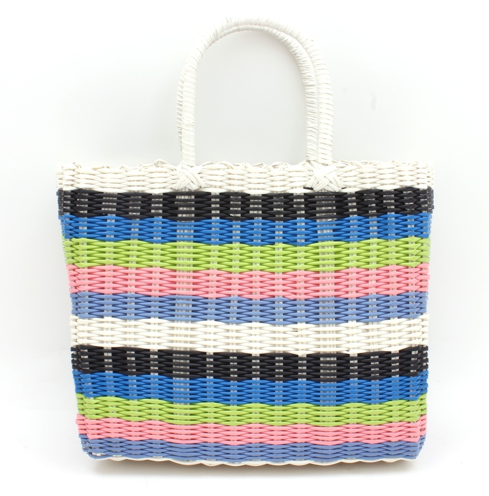 ECP Design Multicolor Mil Stripes Braided Bag