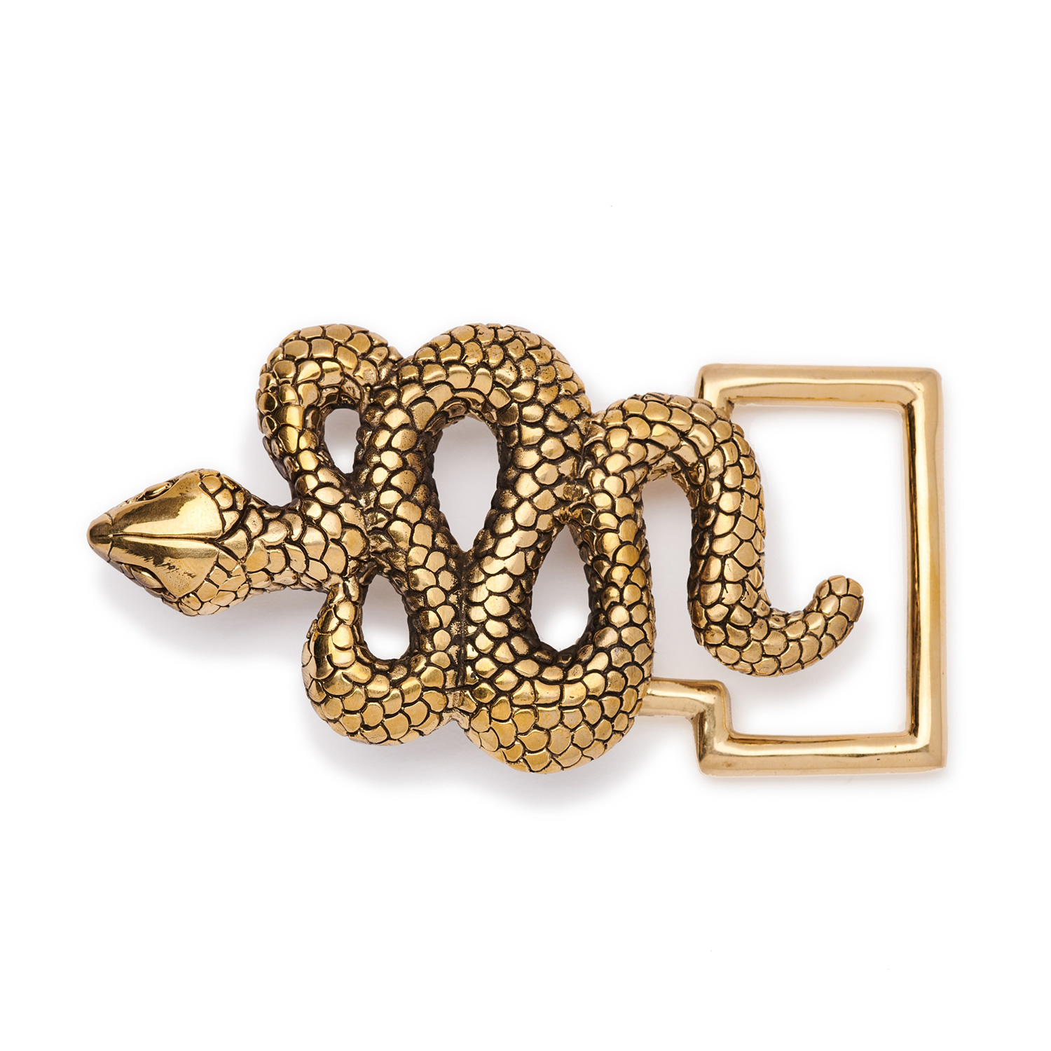 Claris Virot Golden Snake Buckle