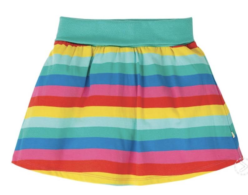 Flamingo Multi Stripe Spring Skirt