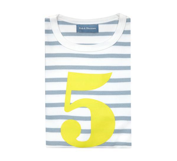 Breton Striped Number 5 T Shirt