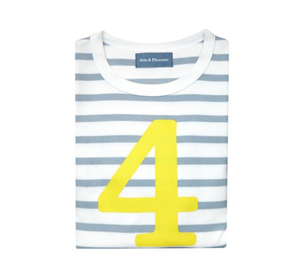 Breton Striped Number 4 T Shirt