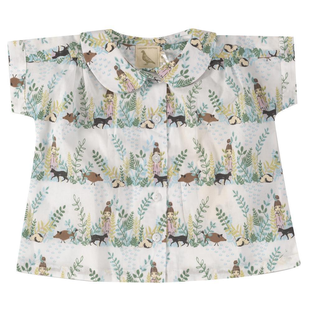 Pigeon Blouse With Peter Pan Collar