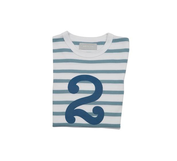 Breton Striped Number 2 T Shirt