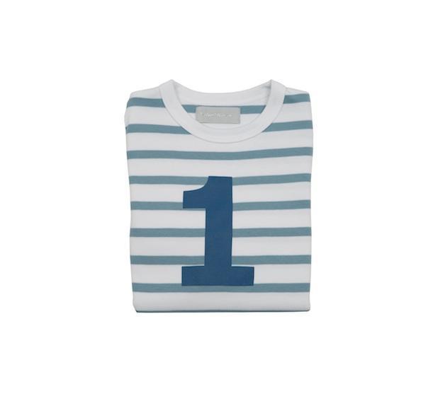 Breton Striped Number 1 T Shirt