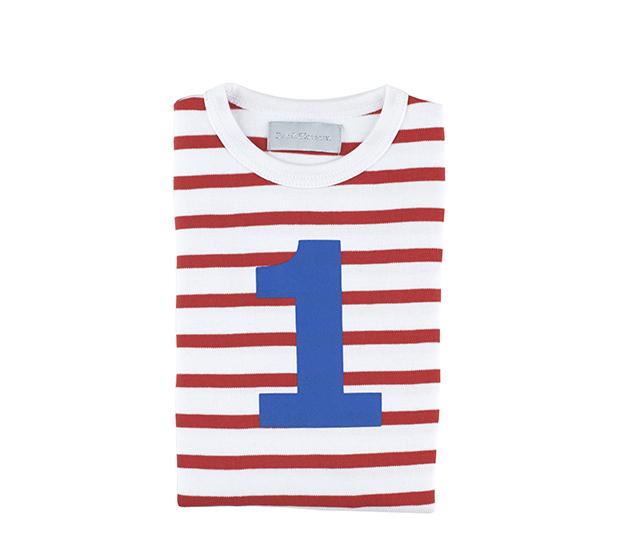 Breton Striped Number 1 T Shirt