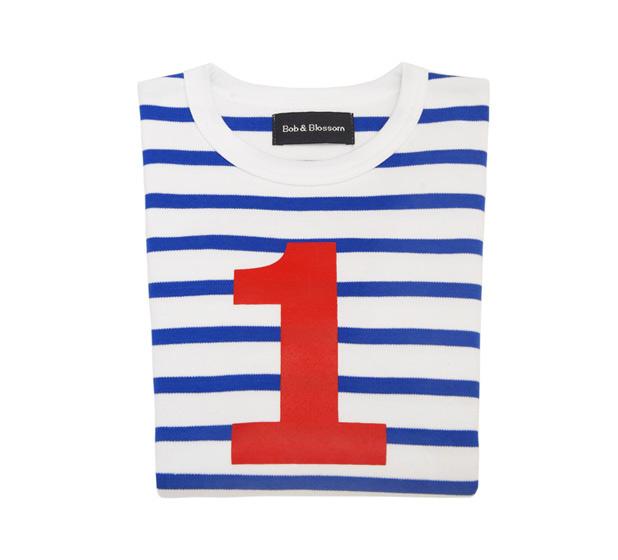 Breton Striped Number 1 T Shirt