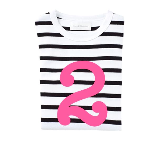 Breton Striped Number 2 T Shirt